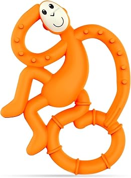 Matchstick Monkey Original Teether with Gel Applicator, Purple