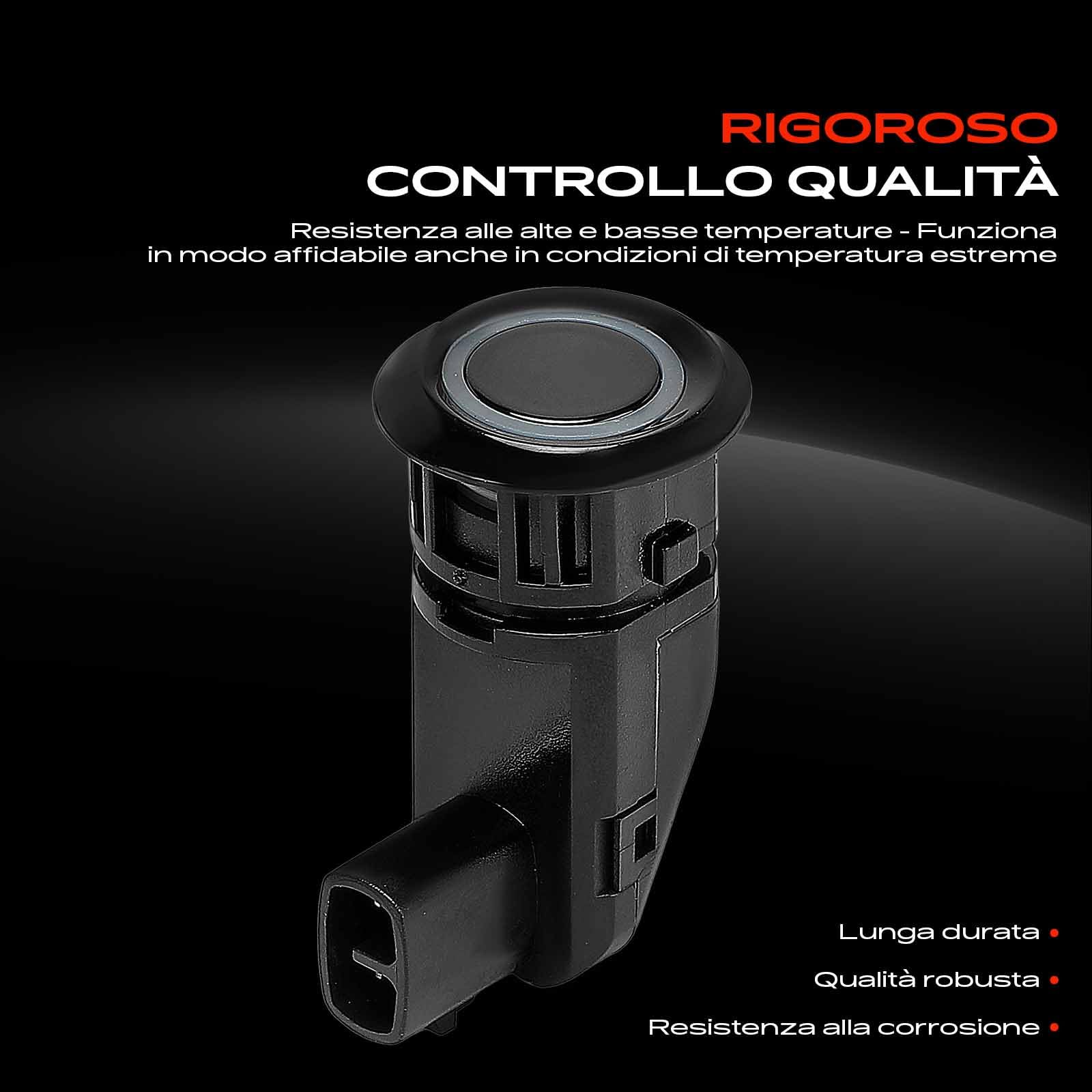 Frankberg 4 sensori di parcheggio anteriori e posteriori 1048474 | Compatibile con: Model S 5YJS
