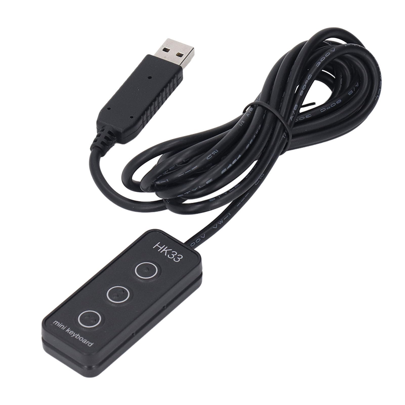 Tosuny Tastierino USB Mini, Macro Keyboard Programmabile con Design (HK33 | Magnetic Mounting Macro Keypad, 2m USB Cable, for Office Work and Gaming