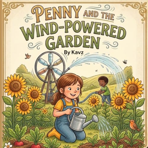 Penny and The Wind-Powered Garden: A Fun STEM Story About Innovation, Gardening, and Teamwork for Kids image 2