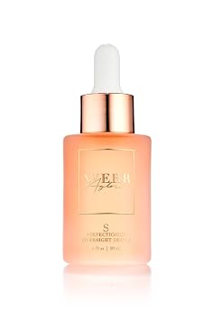 Averr Aglow Perfectionist Overnight Serum, Organic Skincare Solution, Facial Night Serum