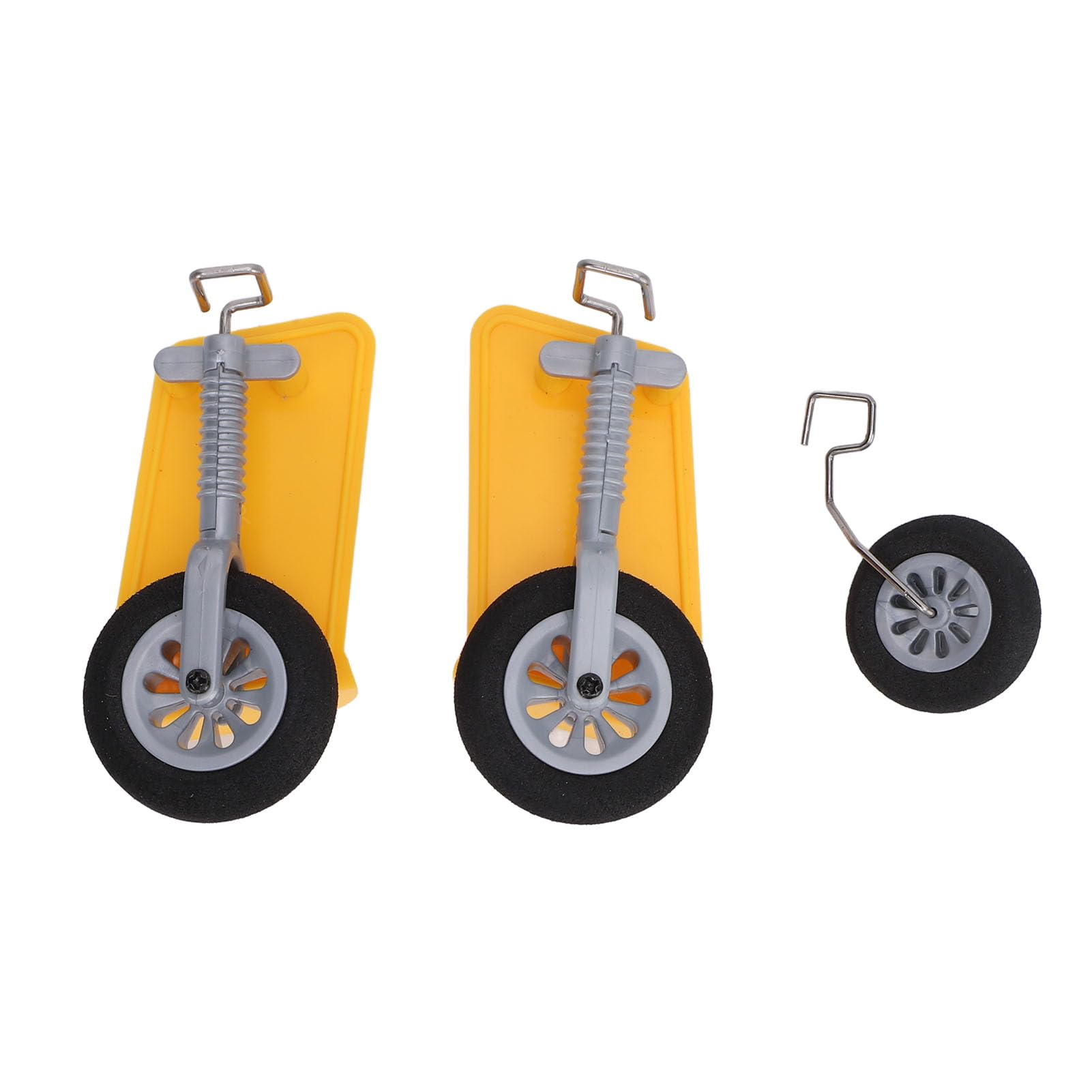 Replacement Front Landing Gear Wheel for WLtoys XK A300 0016 001 Upgrade Spare Parts RC Airplane Front Landing Gear Yellow