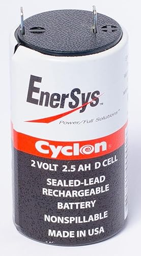Enersys (Hawker) Cyclon 08100004D-Cell 2Volt2.5Amperes Hour, baterías ácidas serradas por plomo