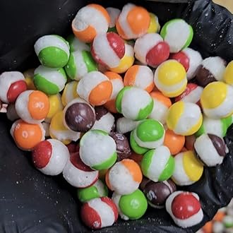 EShopX Freeze Dried Candy - 1 pound Bag Premium Freeze-Dried Crunchy Candy with Bursting Fruity Taste (16 oz, Original Rainbow) - Perfect for Gifting & Snacking