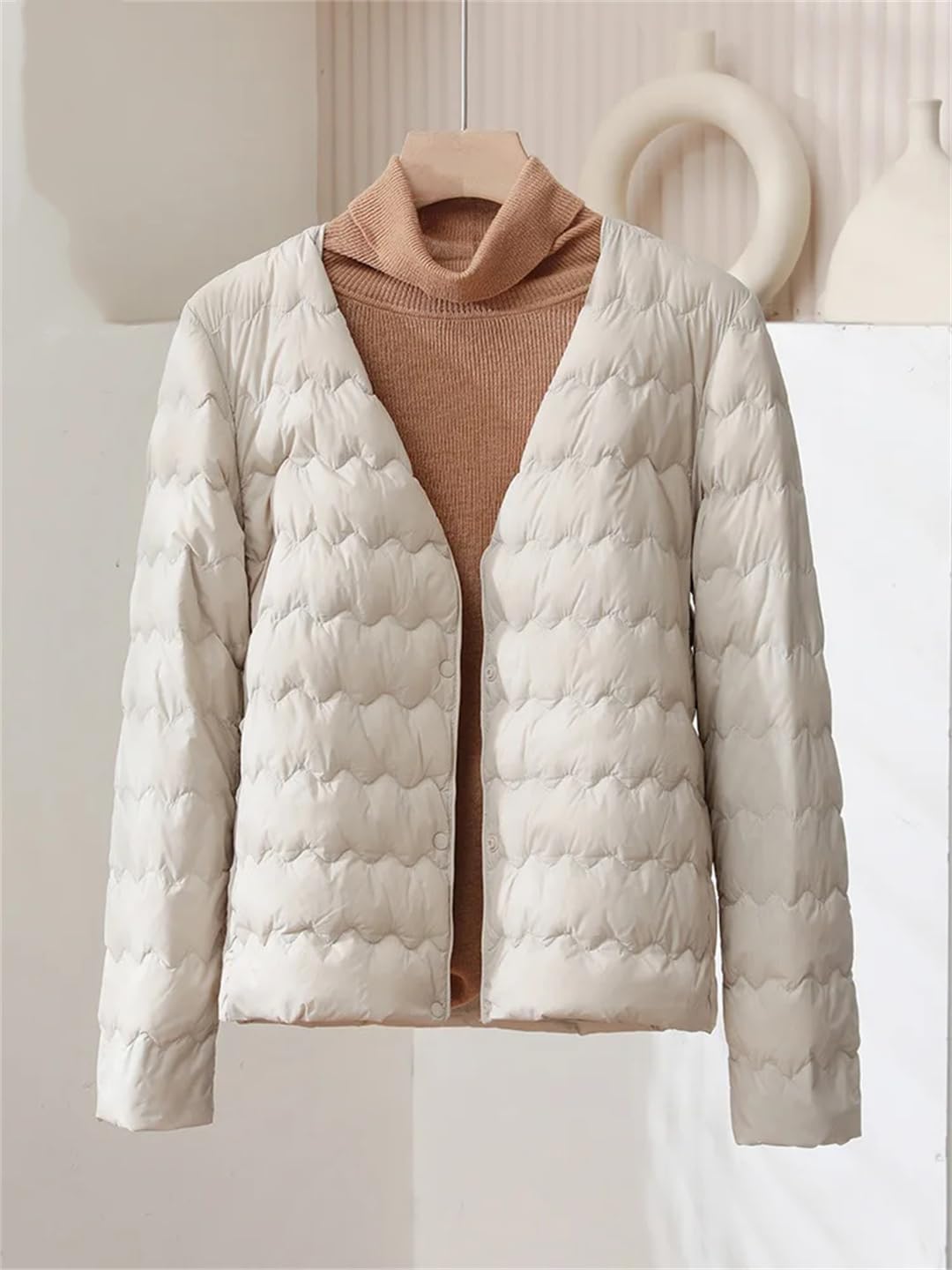Piumini da donna leggeri con fodera corta invernale caldo coreano Slim Fit femminile Puffer Outwear