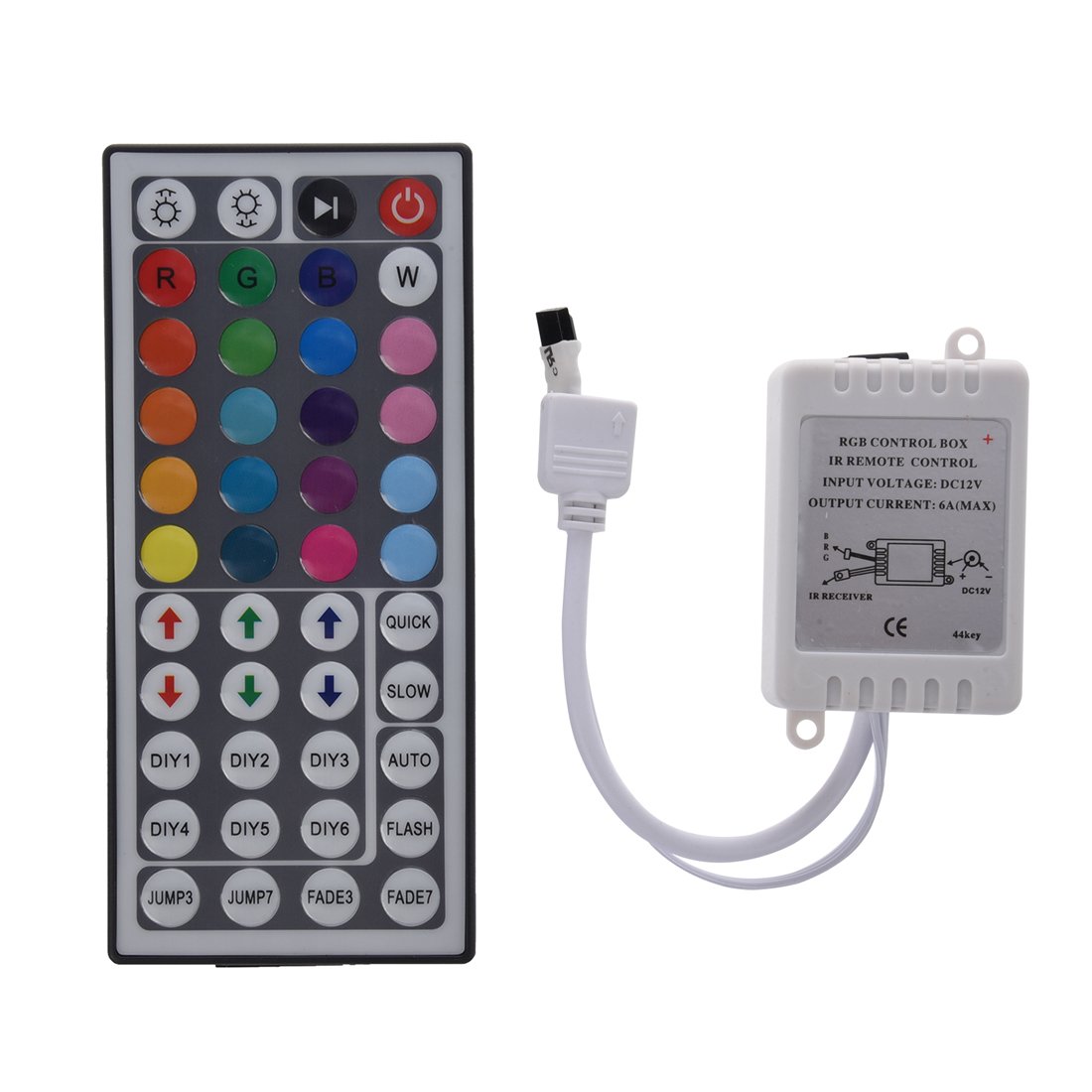 Nicfaky Light 44Key Ir Remote Controller For Rgb 5050 Led Strips