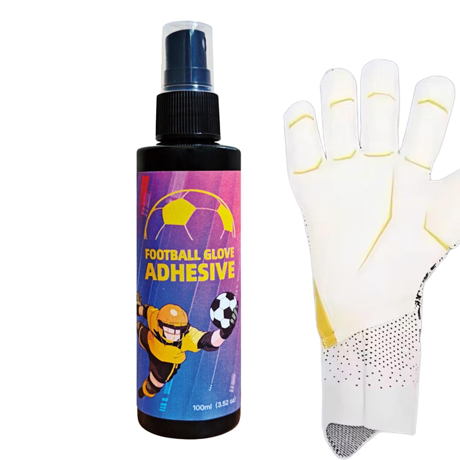 100ml Football Gloves Grip Spray | Goalkeeper Gloves Spray | Goalkeeper Gloves Grips Sprays, Enhance Hand Grip for Match Goalkeepers Glove, Ideal for Boosting Performance
