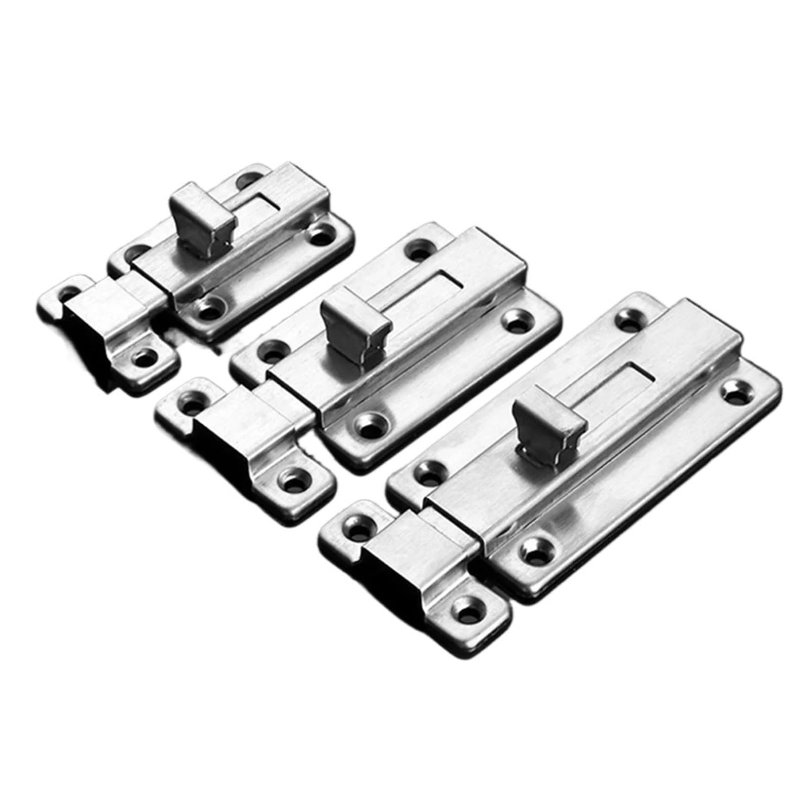 Chaîne de porte en acier inoxydable argenté de 8cm pour la sécurité de la maison