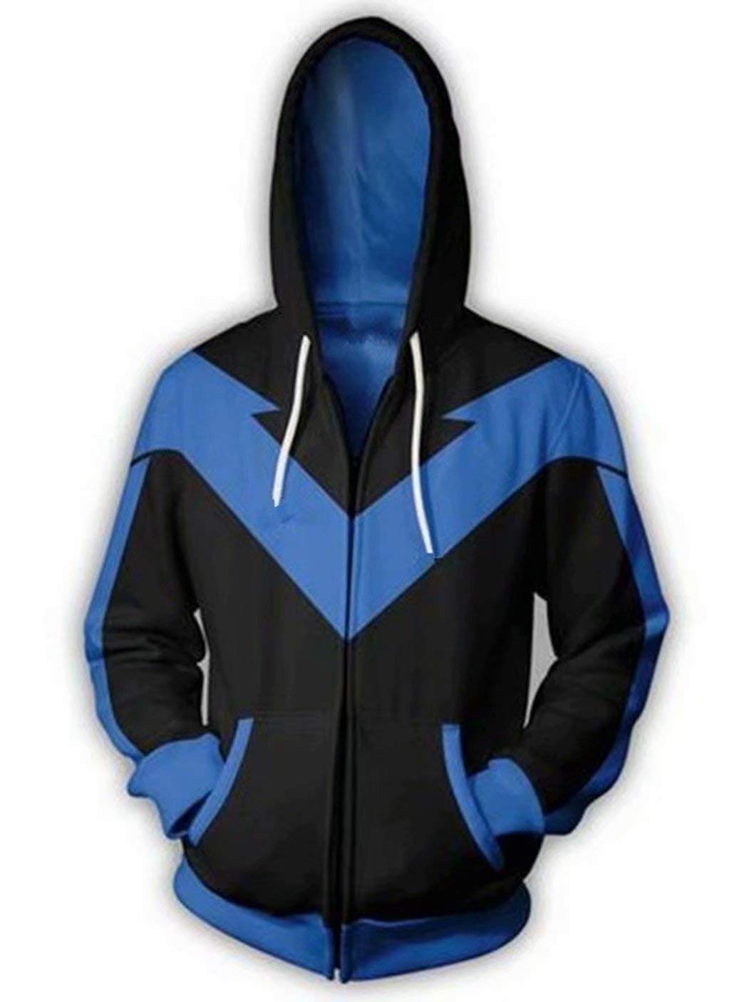 Anime Costume Hoodie for Women Men Movie Hero 3D Print Zip Up Jacket Halloween Cosplay Hoodies