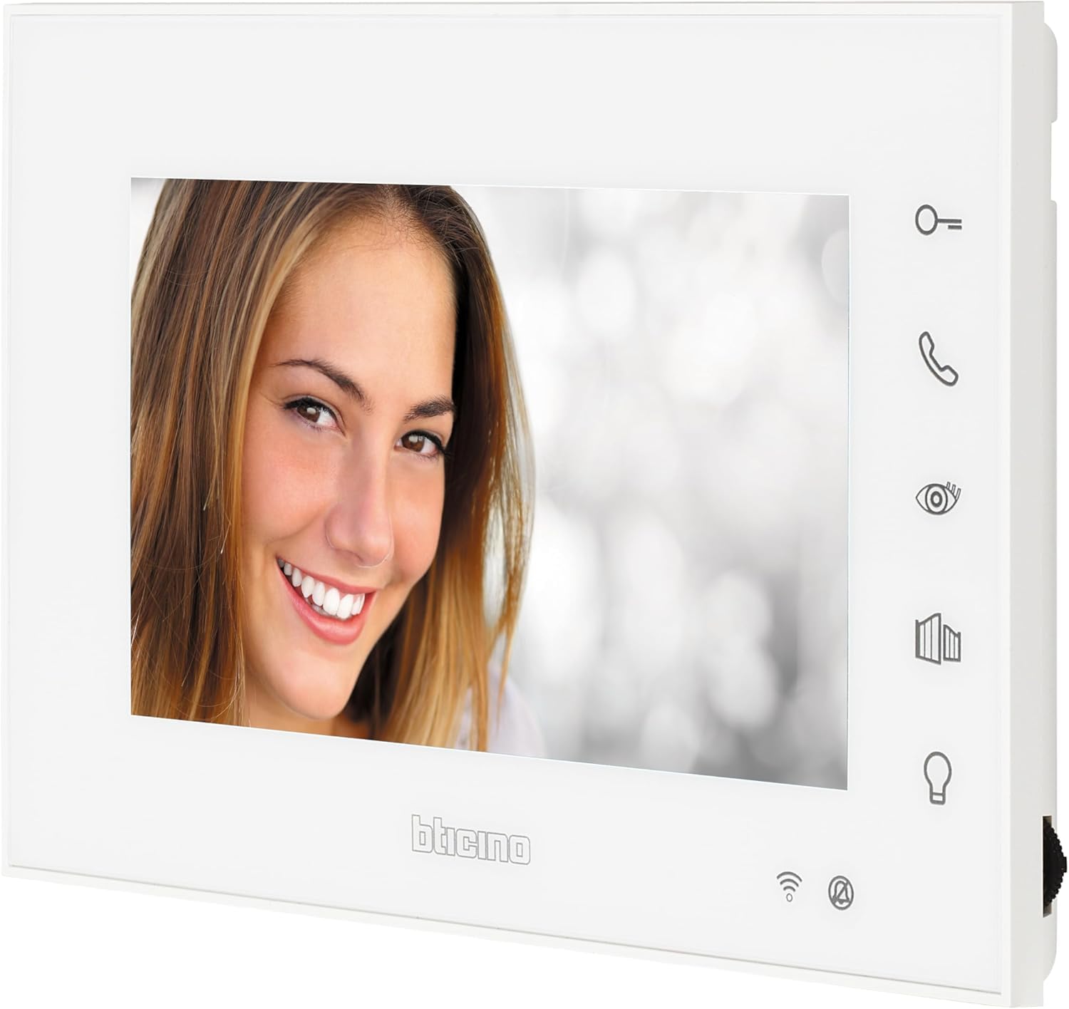 BTICINO 310913 Videocitofono Easykit WiFi, Kit Monofamiliare Espandibile, Senza Fili, Monitor Smart 7" a Colori, Pulsantiera con Visione Notturna, Controllo Accessi da Smartphone, App Home+Security