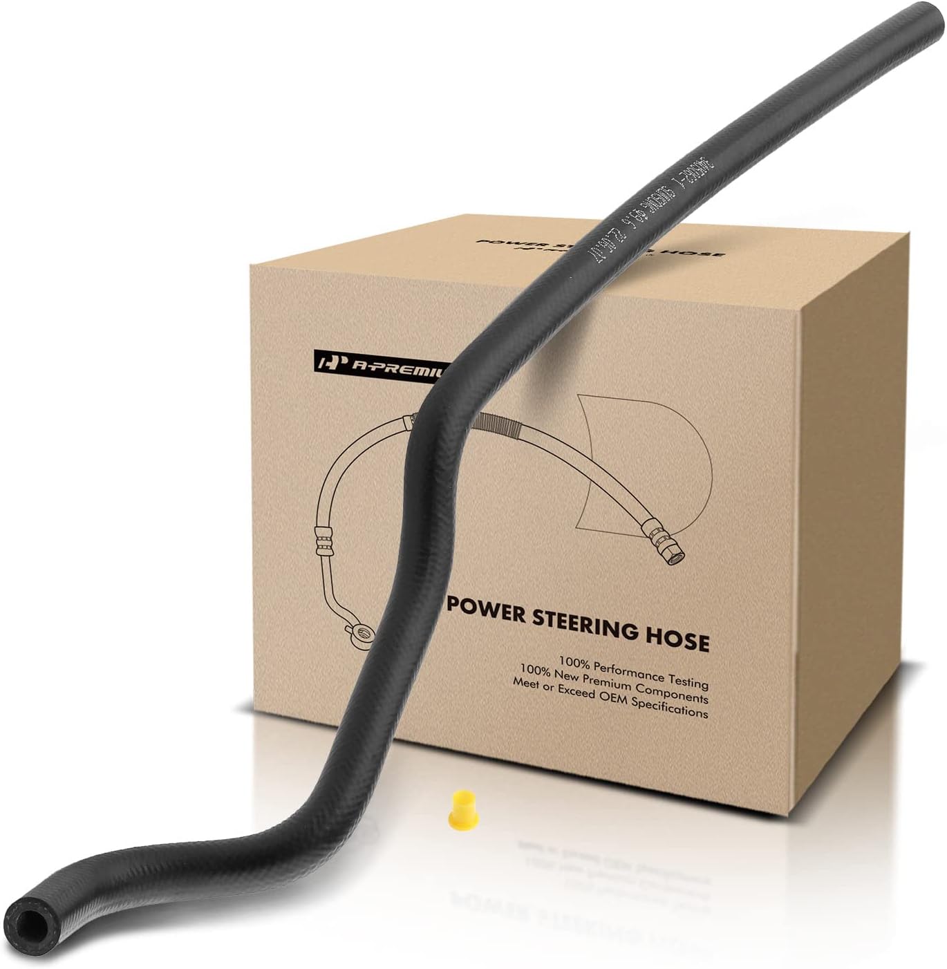 A-Premium Power Steering Return Hose Line Assembly Compatible with Acura RL 2005-2012, From Gear