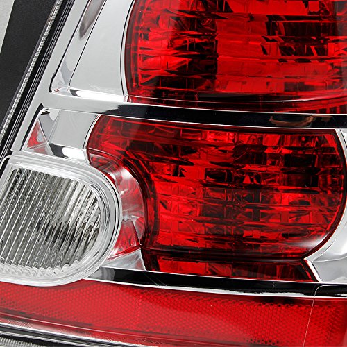 AKKON - For Nissan Sentra Base | S | SL | SR | SE-R Model Chrome Tail Light Brake Lamp Replacement Left + Right