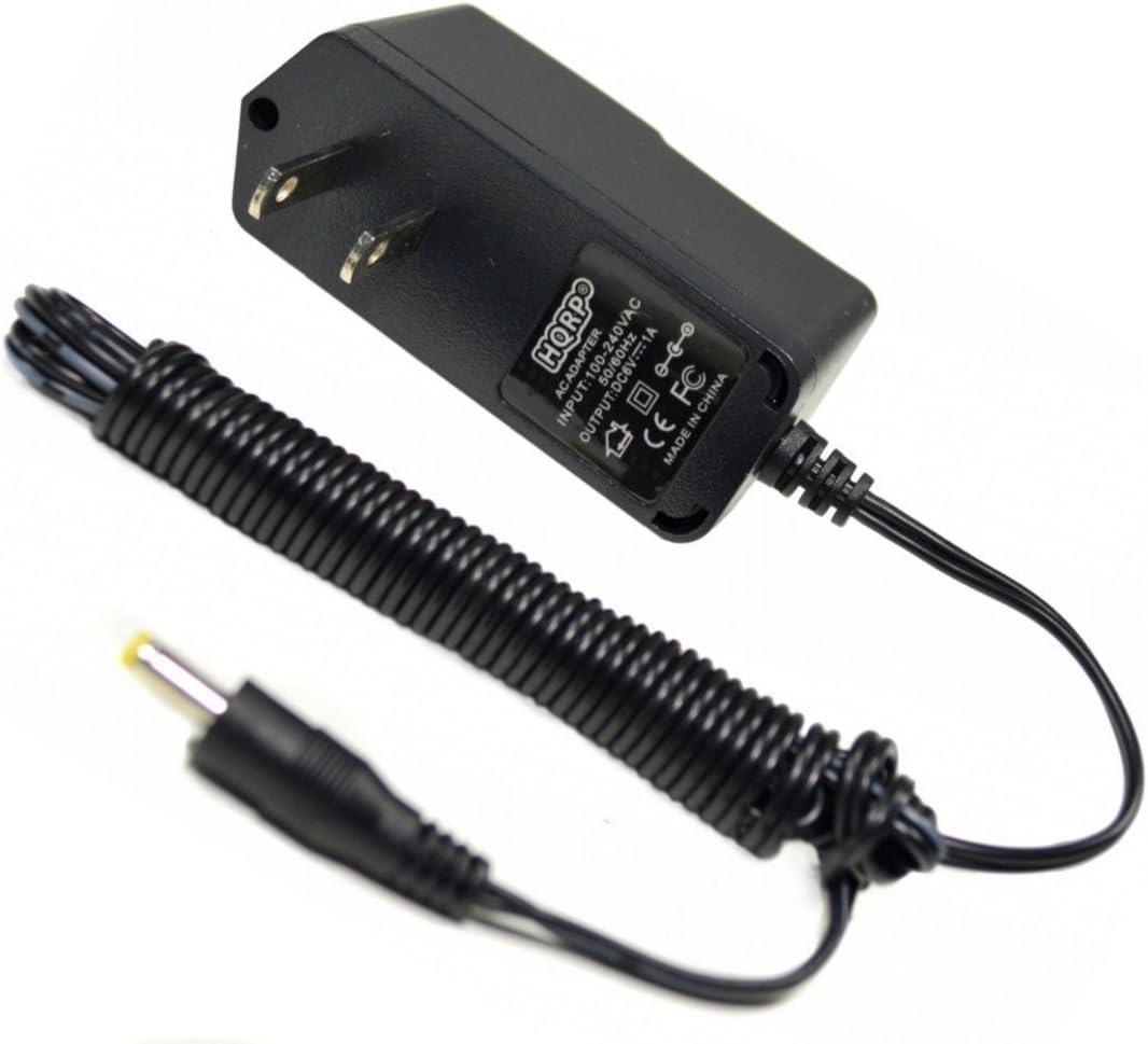 AC Adapter Compatible with Omron Healthcare HEM-711DLX 711DLX 712C Blood Pressure Monitor, 6 Ft Long Cord + Euro Plug Adapter