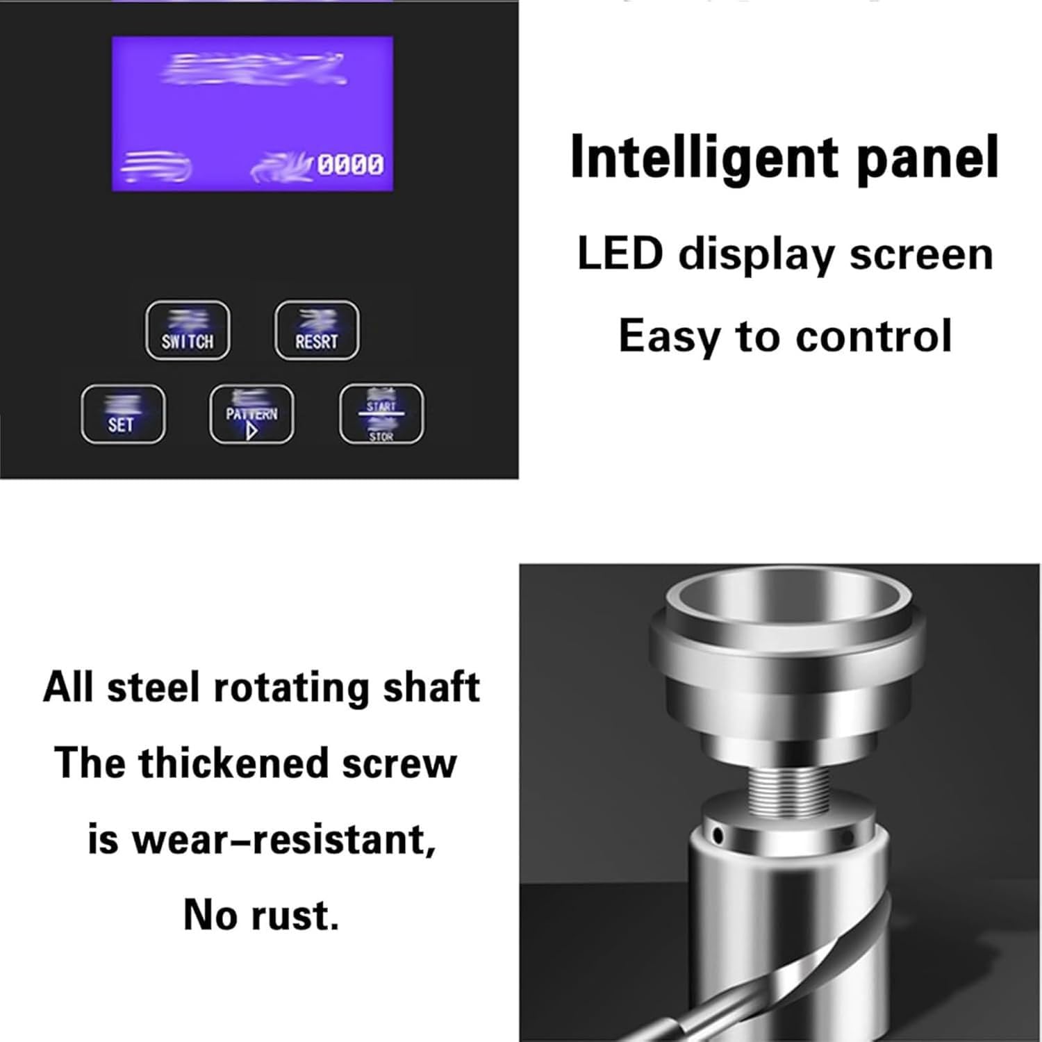 Macchina sigillatrice intelligente per lattine, sigillatrice commerciale automatica con display LCD per negozi di tè al latte, caffè e dessert, calibro 5,5 cm, attrezzatura portatile per inscatolame