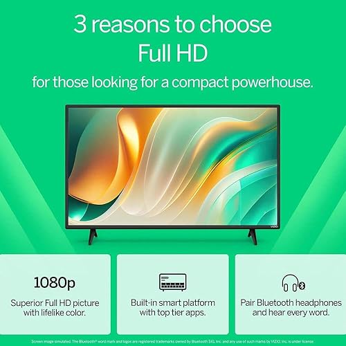 Miniatura 7 de Vizio VFD40M - Paquete de Smart TV Full HD de 40 pulgadas, 1080p, compatible con Alexa, Bluetooth, HDR, HDMI VRR, diseño ThinFrame con cable HDMI