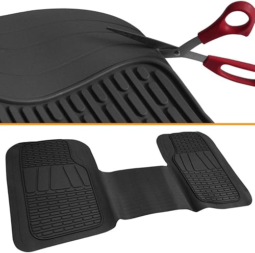 Miniatura 7 de Motor Trend, combo de tapetes Mega Truck, Negro