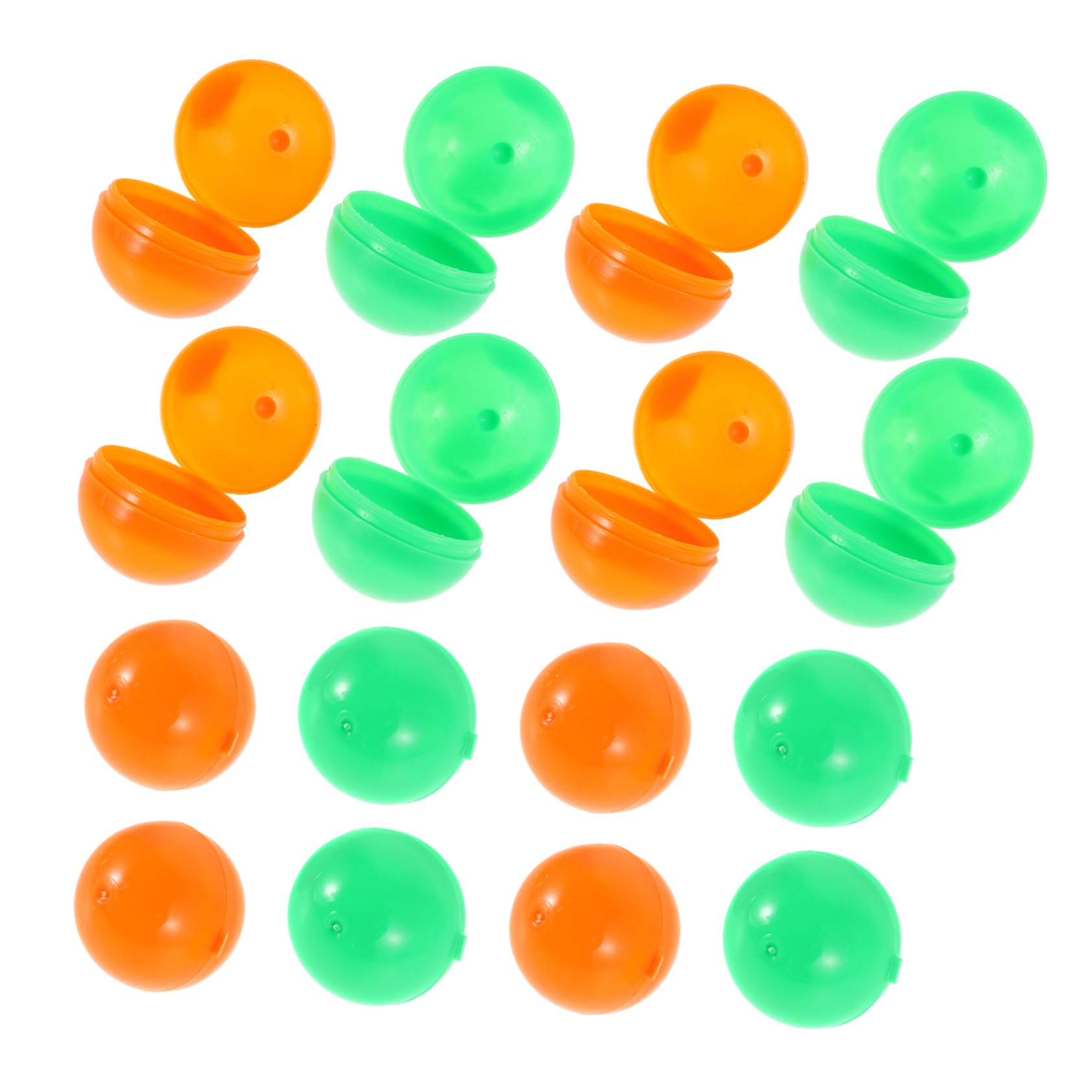 OKUMEYR Prize Balls Capsules 4cm Lightweight Plastic Raffle Balls for School Company and Community Events Bulk Pack