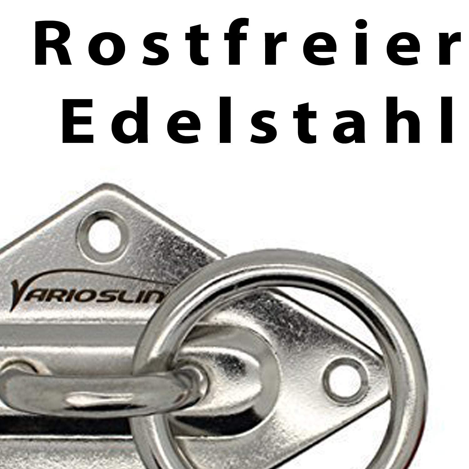 Placca con Occhiello/Uncino e Anello per Parete o Soffitto - Attrezzi per Un Allentamento in Sospensione/Sling Trainer