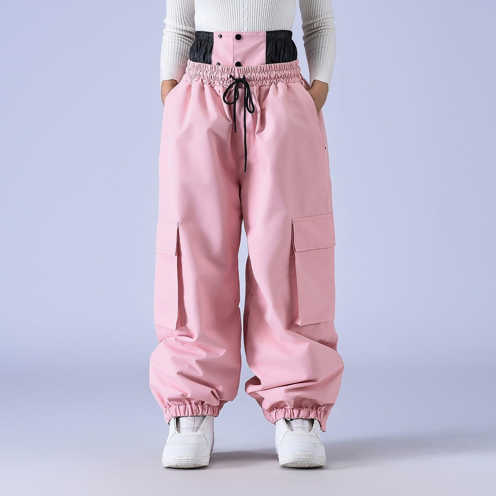 Generisch Pantalones de snowboard, pantalones de esquí de invierno, resistentes al viento, aislados para actividades al aire libre en climas fríos y montañismo, senderismo y trekking