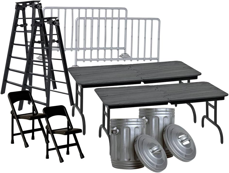 Set of 10 Accessories for Wrestling Action Figures