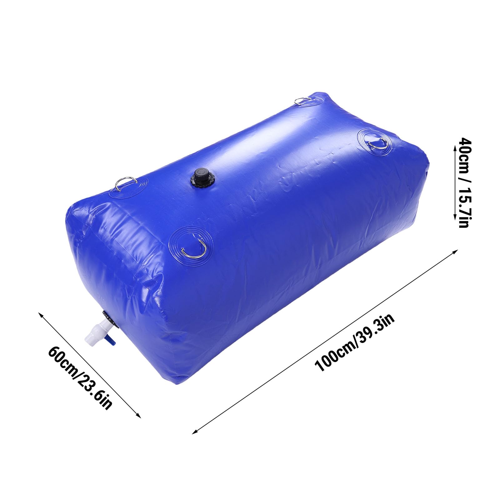 Tbest Depósito Plegable para Almacenamiento de Agua, Bolsa de Agua de 63