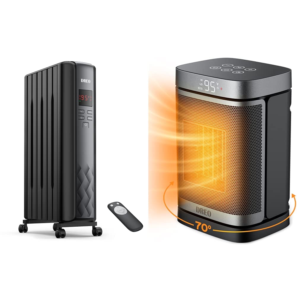Buy Dreo Radiator Heater, 2021 Upgrade 1500W Electric Portable Space