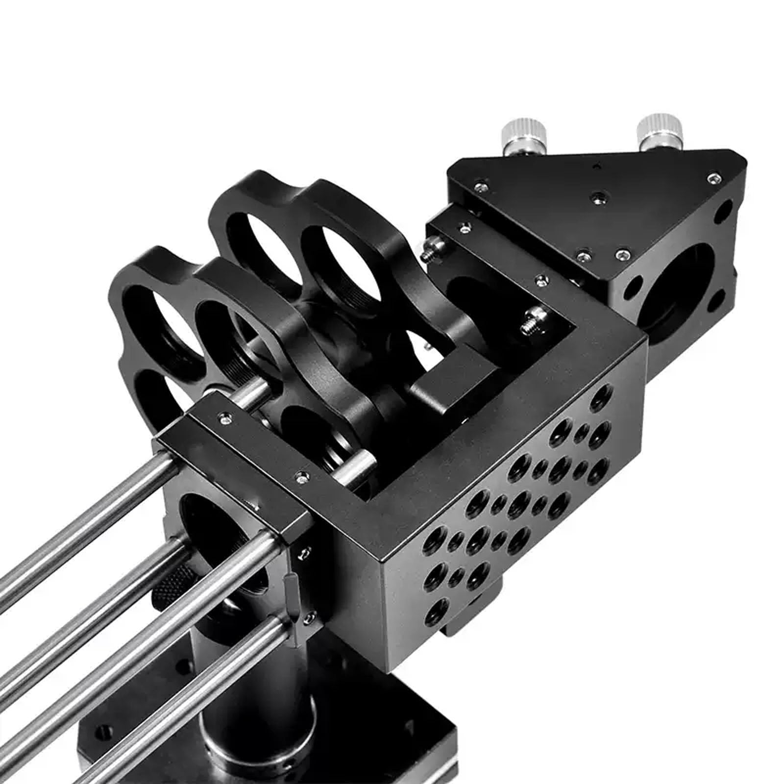 Soporte Para Ruedas De Filtros De Doble Rueda, Diseño Coaxial Tipo Jaula Con Interfaz Roscada M6 Y Rosca Sm1, Con Capacidad Para 12 Filtros De 1 Pulgada, Para Telescopios De Observación Óptica