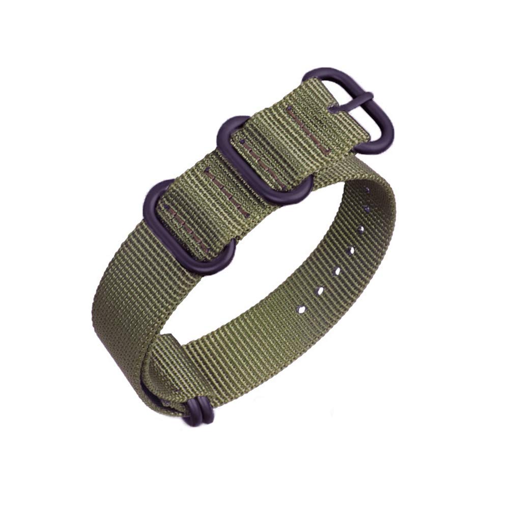 [Arashen] Zulu ベルト厚手 Natoベルト23mm NATOストラップ リボンベルト G10ストラップ nato バンド23mmグリーン