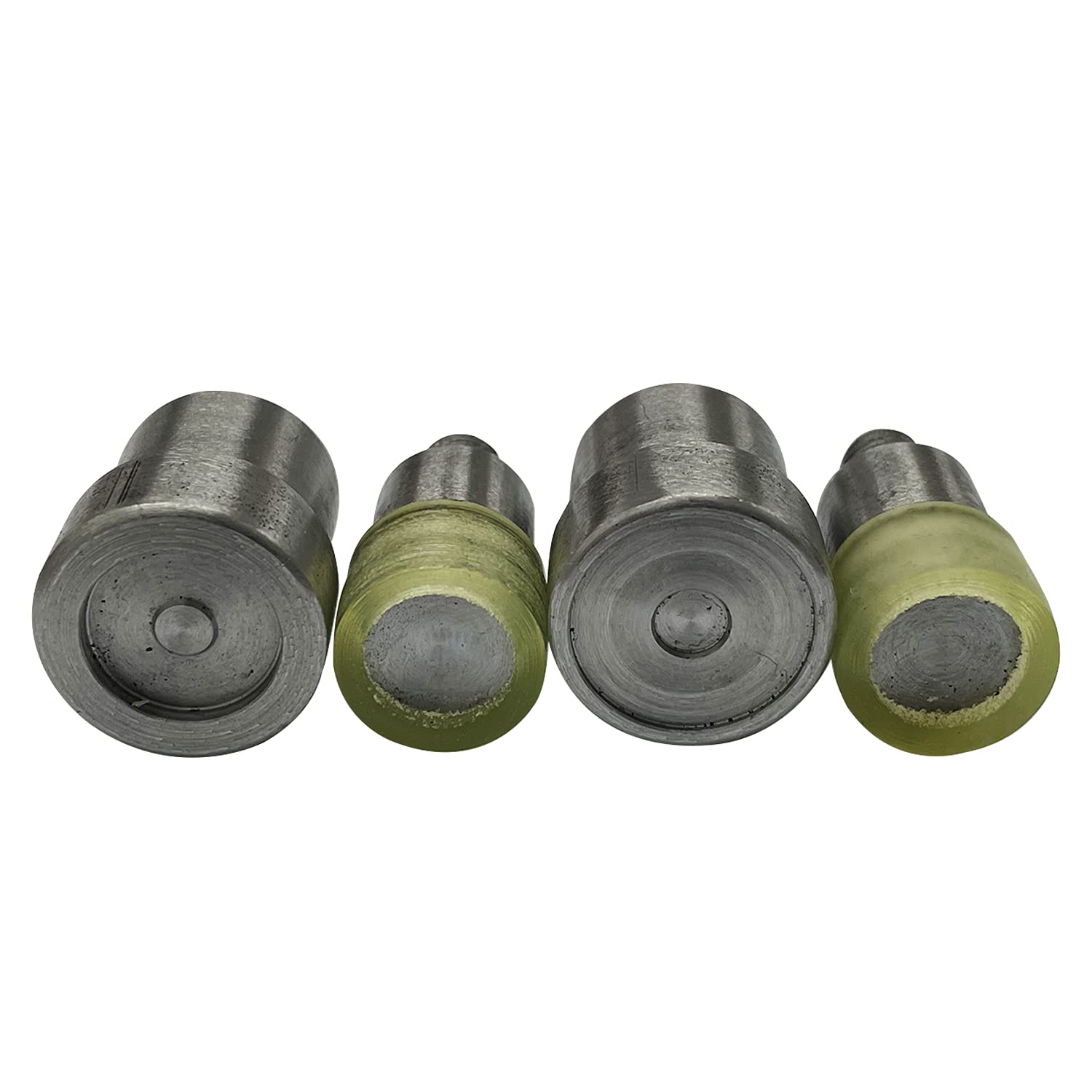 Juego de troqueles de cierre magnético, remache de doble tapa, cierre magnético, troqueles de fijación para máquina universal de prensa manual verde para bolsos, bolsos, mochilas, 14 mm