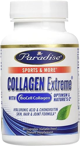 Miniatura 1 de Paradise Herbs Collagen Extreme con colágeno biocellula y ácido hialurónico, 60 cápsulas