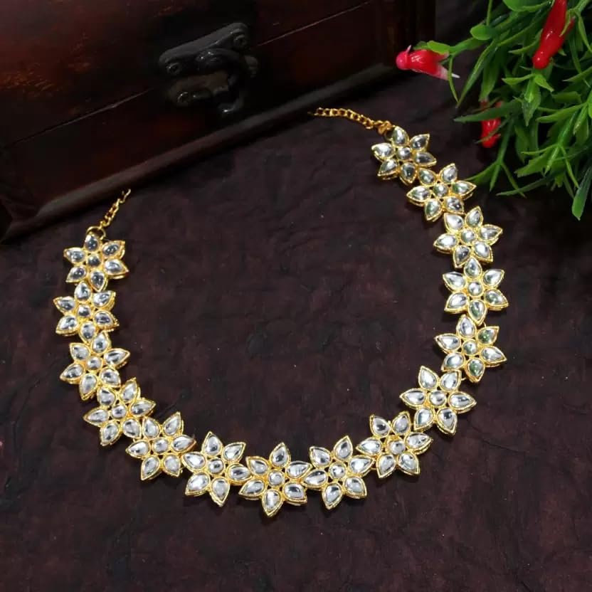 Golden Alloy Kundan Hair Chain Accessories For Women Girls Matha Patti/Sheesh Patti/Mang Patti Head Chain Traditional Headband Kundan Studded Hairband Jewellery (B0CM6J6HJZ) Amazon Price History, Amazon Price Tracker