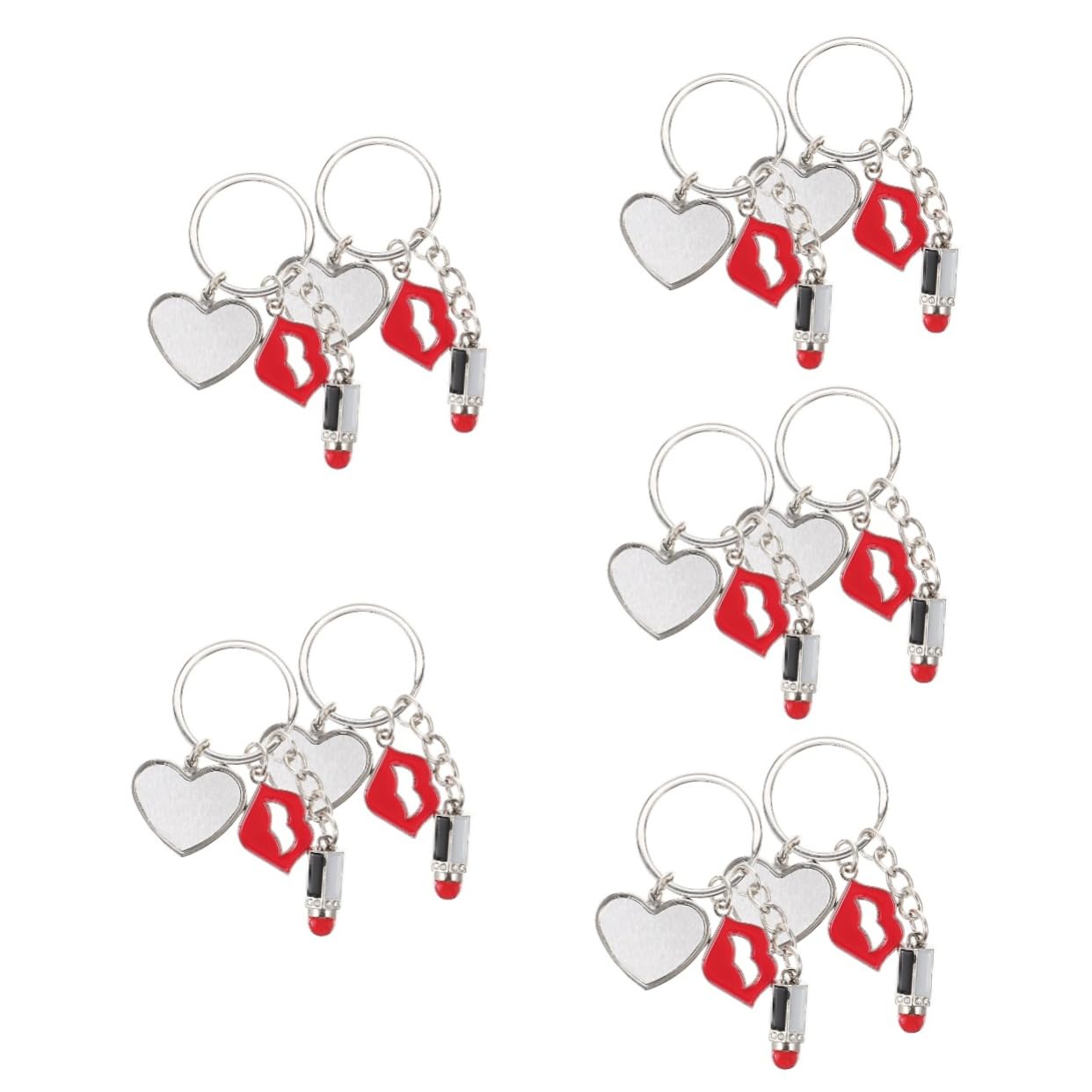 SHERCHPRY Schlüsselbundanhänger Schlüsselanhänger-zubehör Cool Leer Sublimations-schlüsselanhänger-rohlinge Schlüsselkette Hallo Schlüssel Liefert Metall Silver