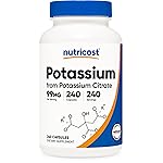 Nutricost Potassium Citrate 99mg, 500 Capsules (3 Bottles)