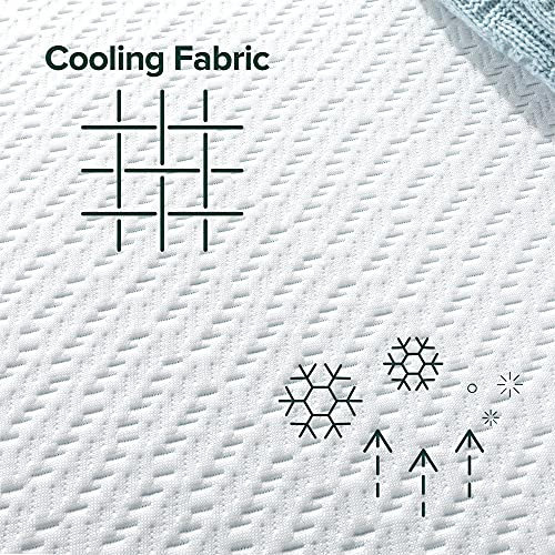 Image of ZINUS 3 Inch Ultra Cooling Gel Memory Foam Mattress Topper with Cooling Cover, CertiPUR-US Certified, Full, White