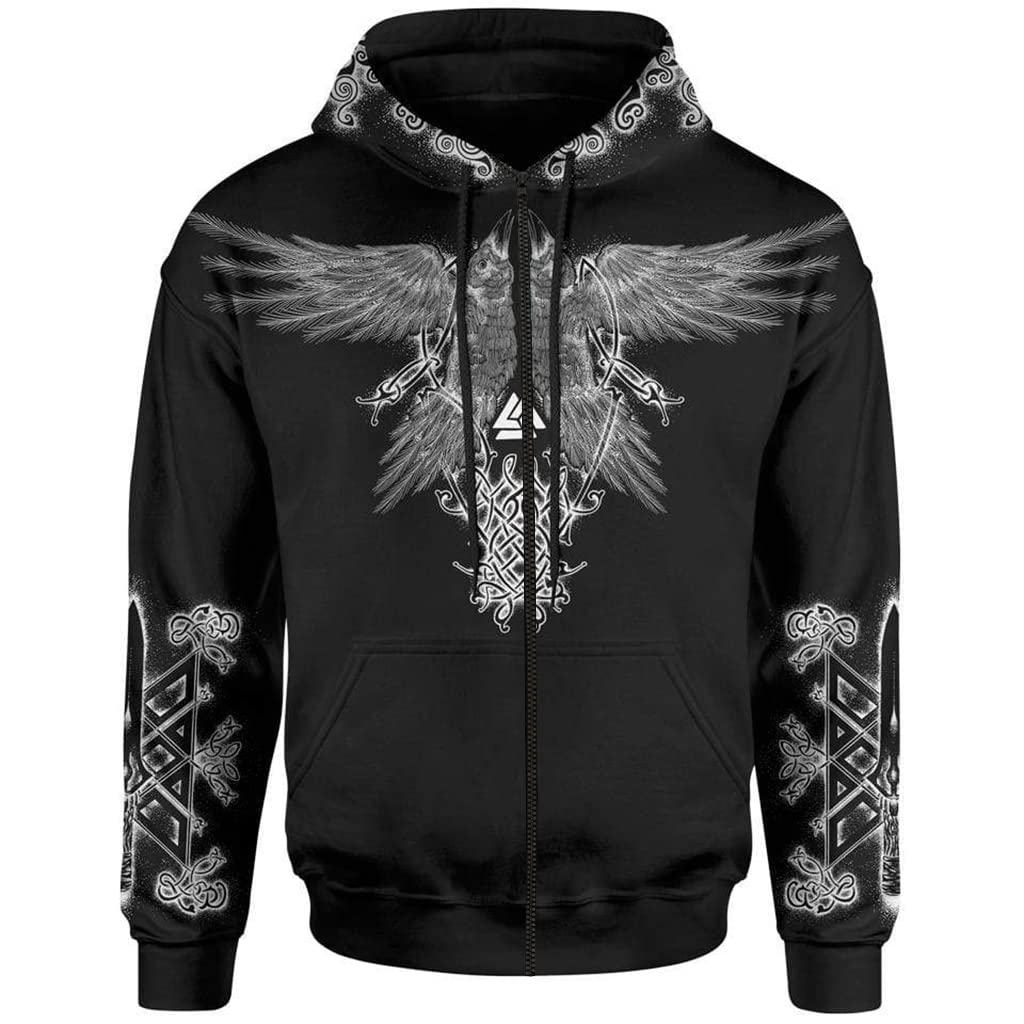 Pull de rue pour hommes résistant aux lavages avec motifs celtes - 5