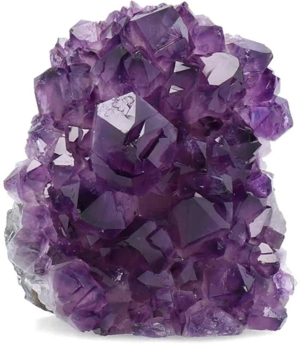 Cristal Natural Áspero Tamaño pequeño Natural Amatista púrpura Cuarzo Piedra Racimo Geoda 150G-200G for Decorativo 1pc Adecuado for decoración de Muebles decoración de la habitación