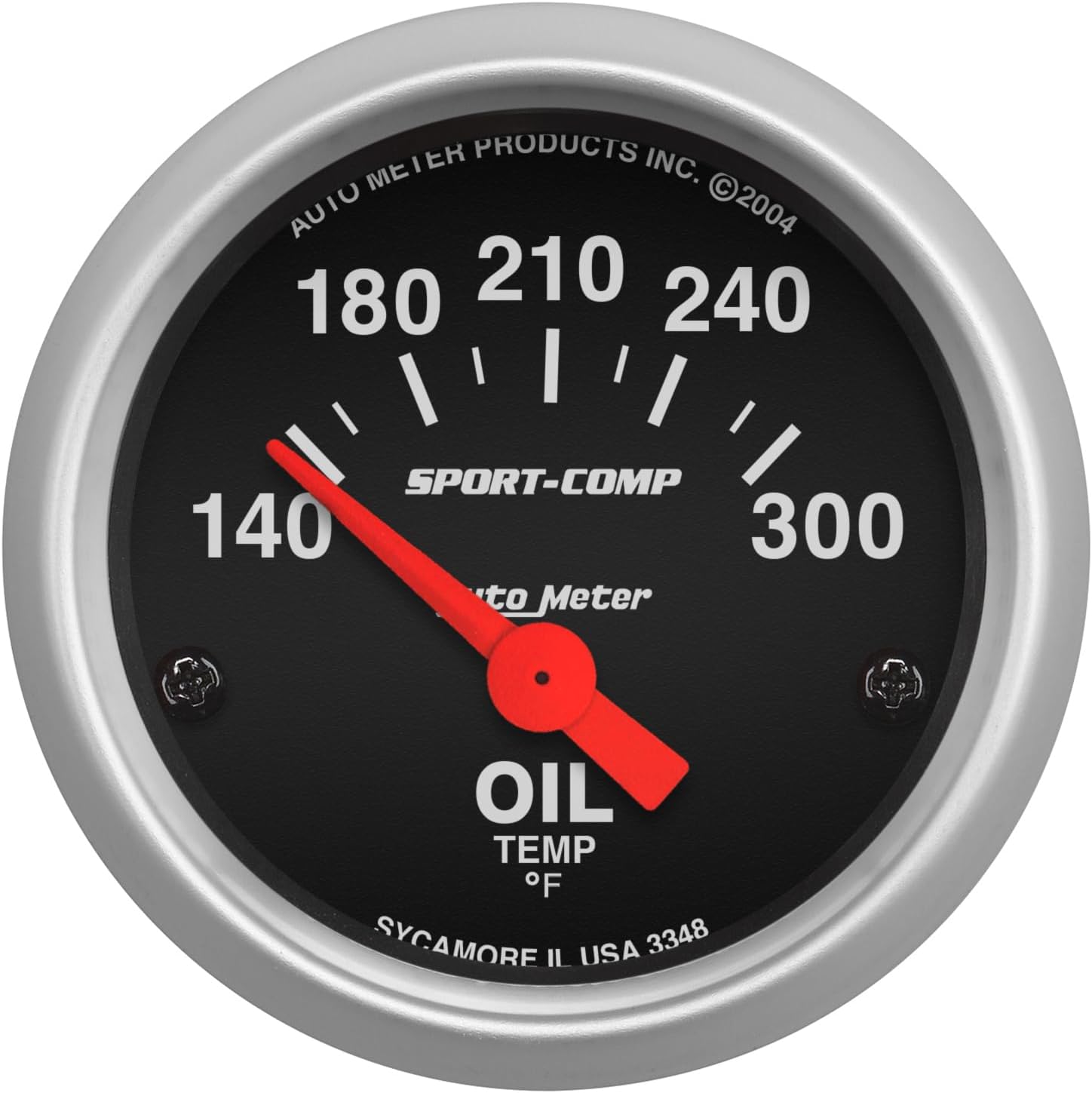 Auto Meter 3348 Sport-Comp Electric Oil Temperature Gauge