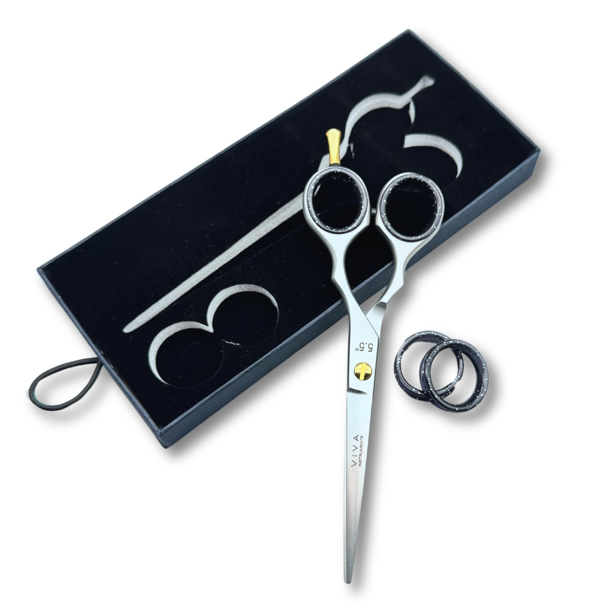 5.5"" Hair Scissors - Sharp Stainless Steel Hairdressing Shears for Precision