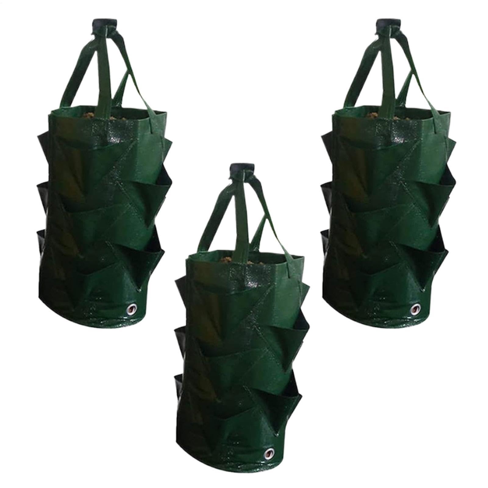 Bolsas de cultivo de plantas de 3 galones para fresas y verduras