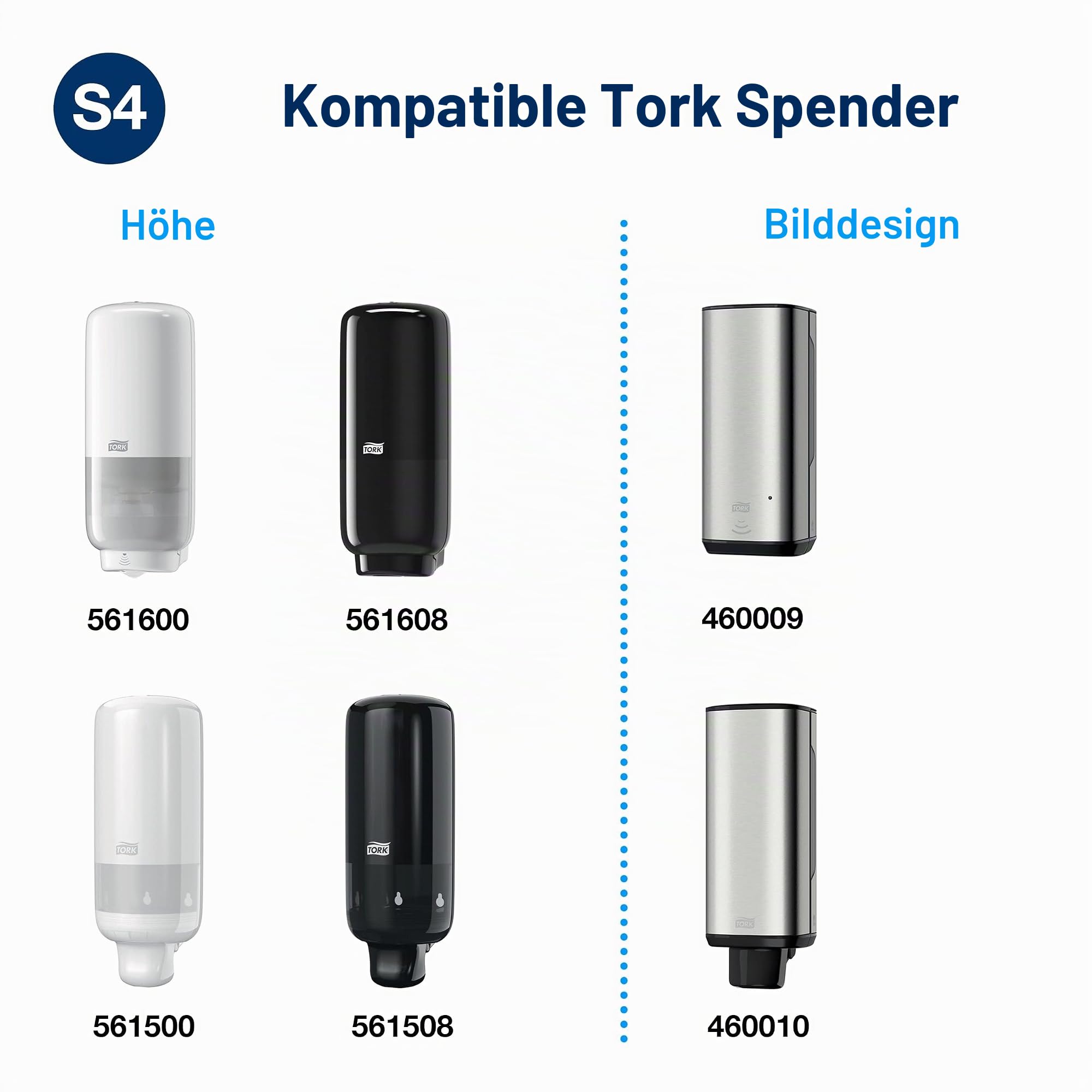 Tork Duschcreme S4, Unisex-Duft, 6 × 1000 ml, 424601