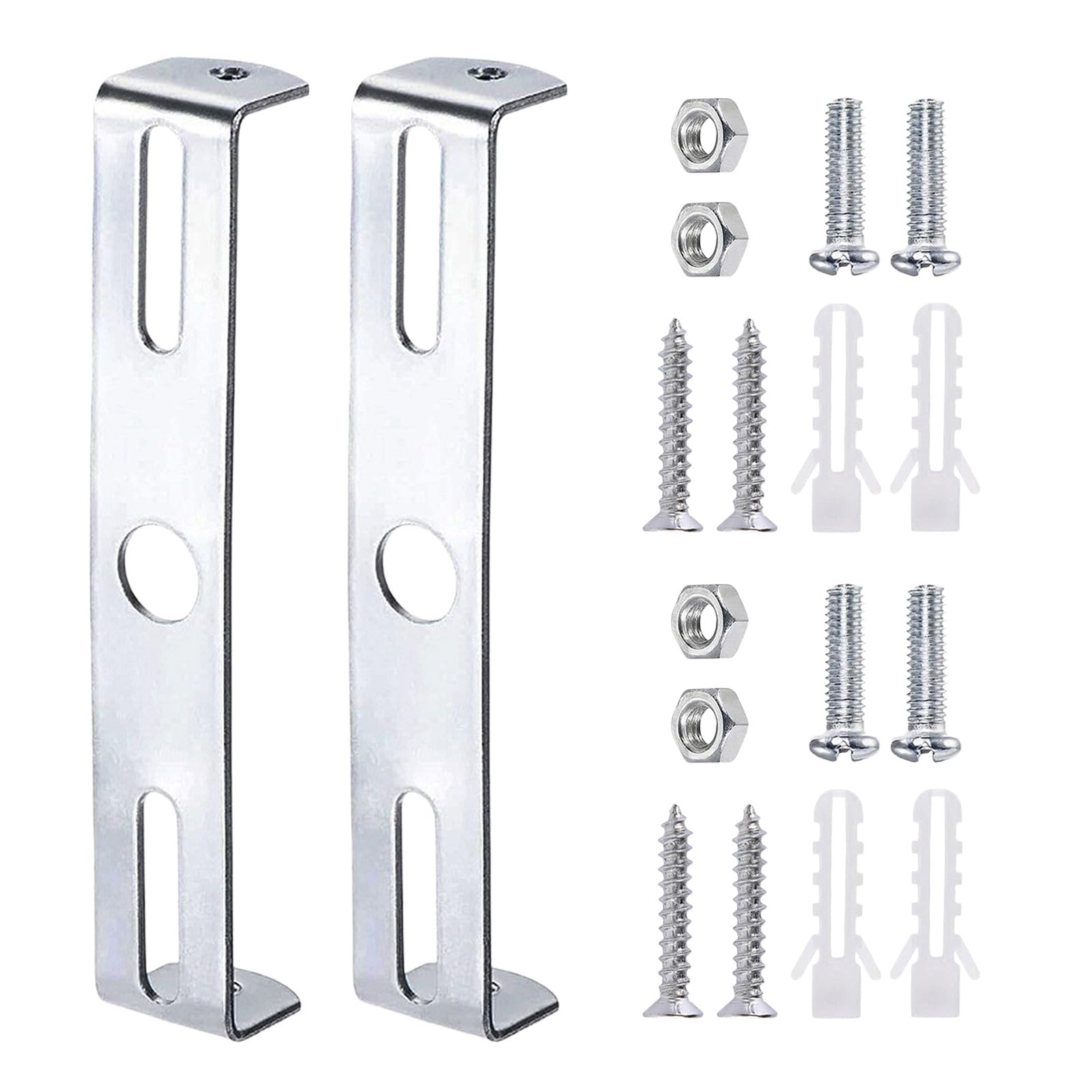2 Set 110mm Ceiling Light Plate Kit Ceiling Lighting Bracket with Screws Accessories Lighting Fixture Ceiling Plate Bracket for Chandelier Lighting Home Office Silver [Energy Class A]