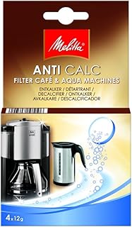 Melitta Tabletki przeciwzakłóceniowe do filtra ekspresów i czajników, 4 x 12 g