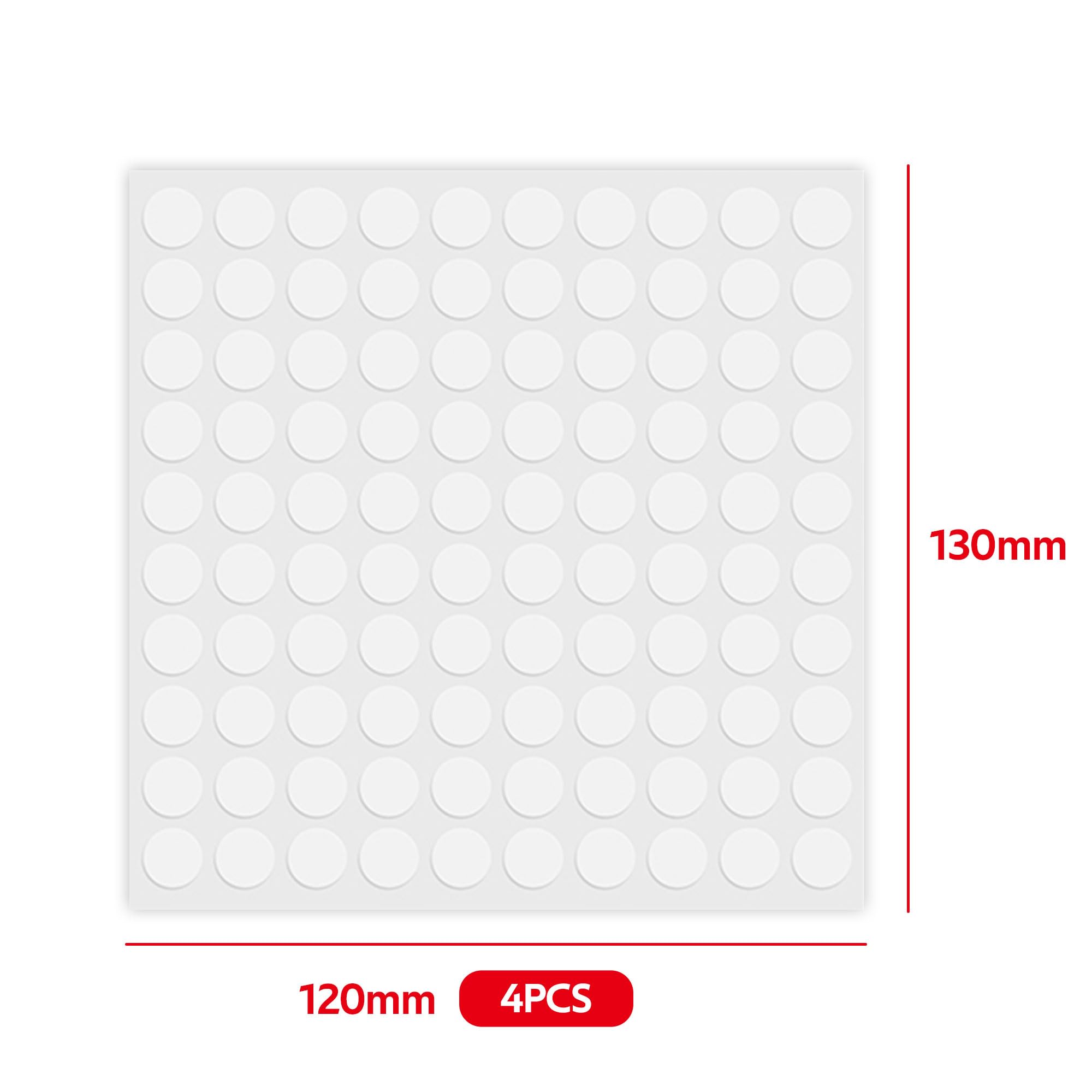 400 Pièces Mini Scotch Double Face Transparent 10 mm, Pastille Adhésive Rond pour Décorations Fête, Bricolage
