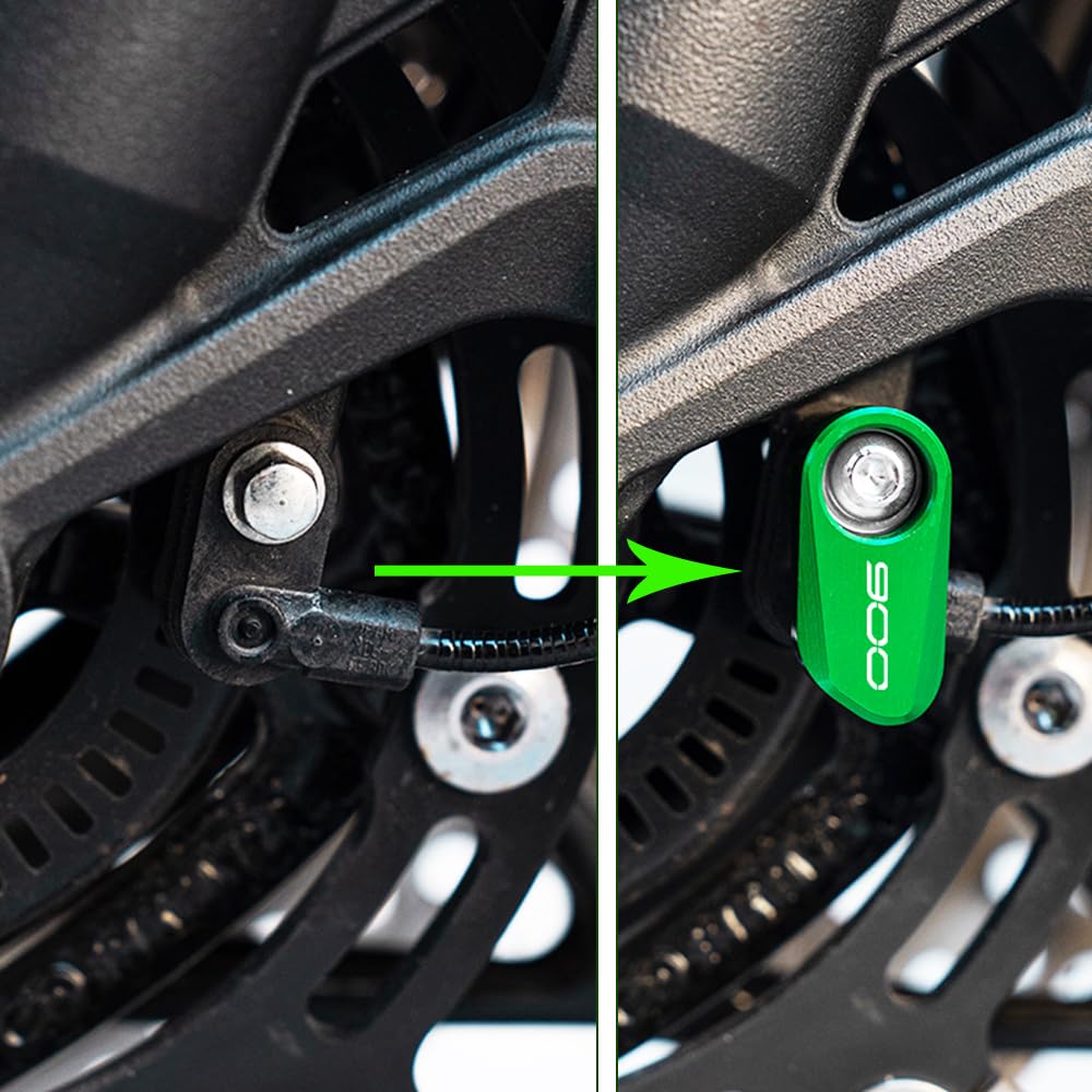 Für Kawasaki Z900 Z 900 RS SE Z900RS Z900SE 2017-2025 2026 Motorrad Zubehör Vorderrad Hinterrad ABS-Sensorschutz Bewachen Deckel Aluminium