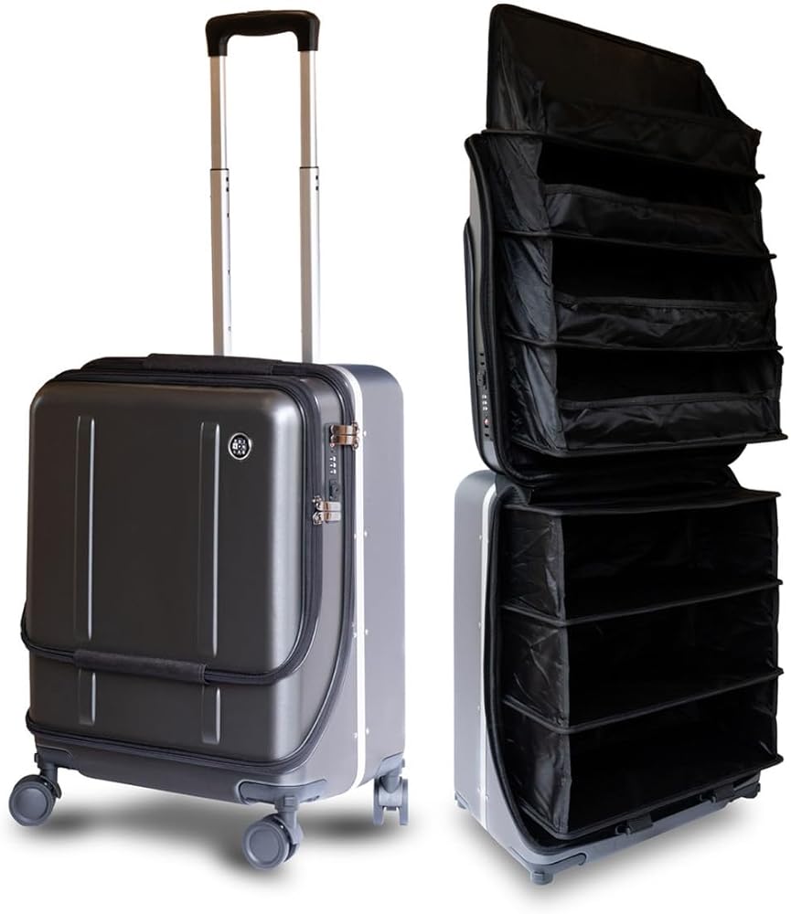 EDISON LAB スーツケース FLIP Amazon.com | FLIP The Suitcase That Turns Into a Shelf 47L