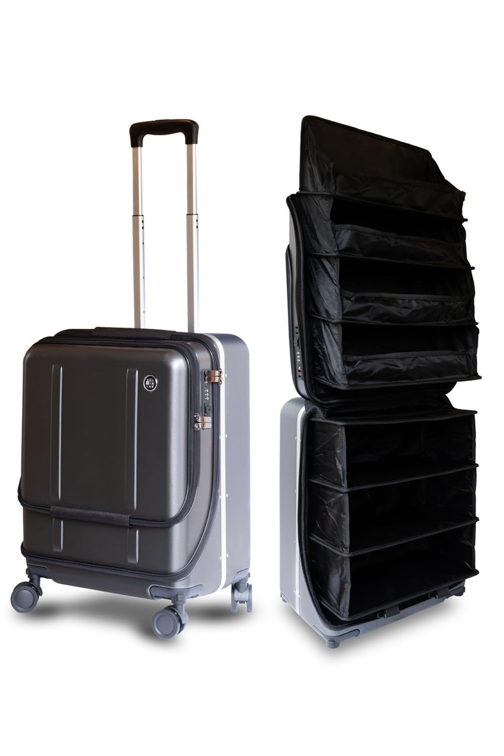 Amazon | [EDISON LAB] 【棚になるスーツケース】FLIP フリップ 47L