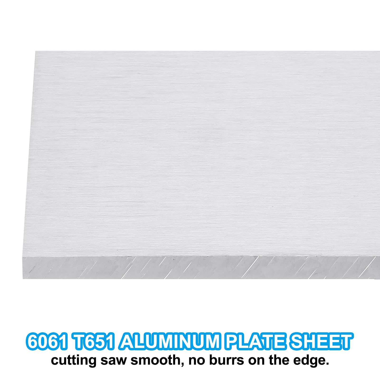 6061 Aluminum Sheet - 3 Pack, 1/4" Thick -4