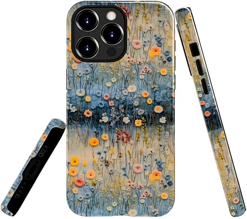 Miniatura 9 de Funda Compatible con iPhone 15 Pro Max, Prevención de Caídas Híbrida Brillante de 2 Capas Carcasa Rígida para Niñas y Niños, Estampado de Vidrieras