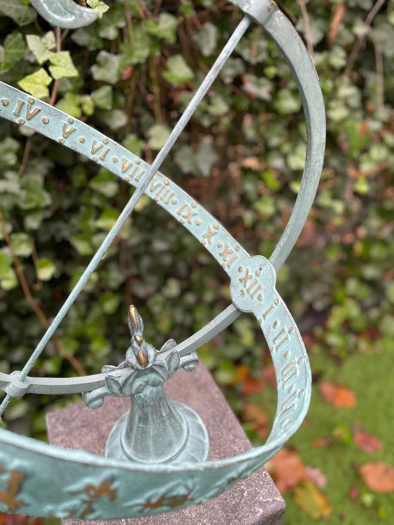 Garden Armillary Sundial Nautical Maritime Astrolabe Garden Decor