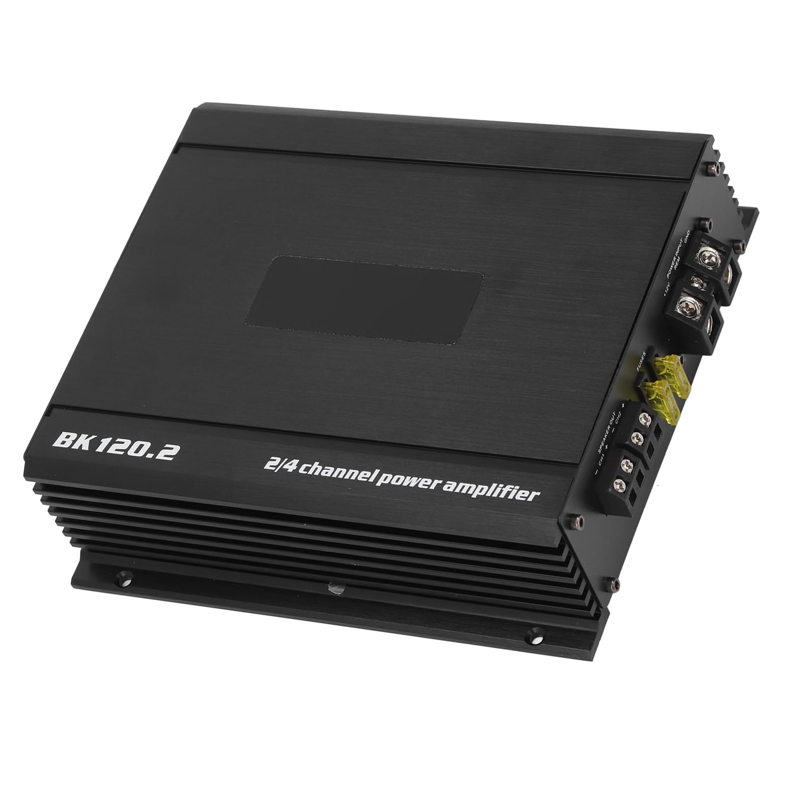 Amplificador de Coche de 2 Canales, de Sonido Boost para Vehículos, Camiones, Barcos, UTV, Motocicletas con Amplificador de Graves de Alta Potencia, Ideal para Subwoofers